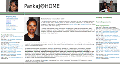 Desktop Screenshot of pankaj-k.net