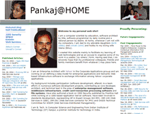 Tablet Screenshot of pankaj-k.net